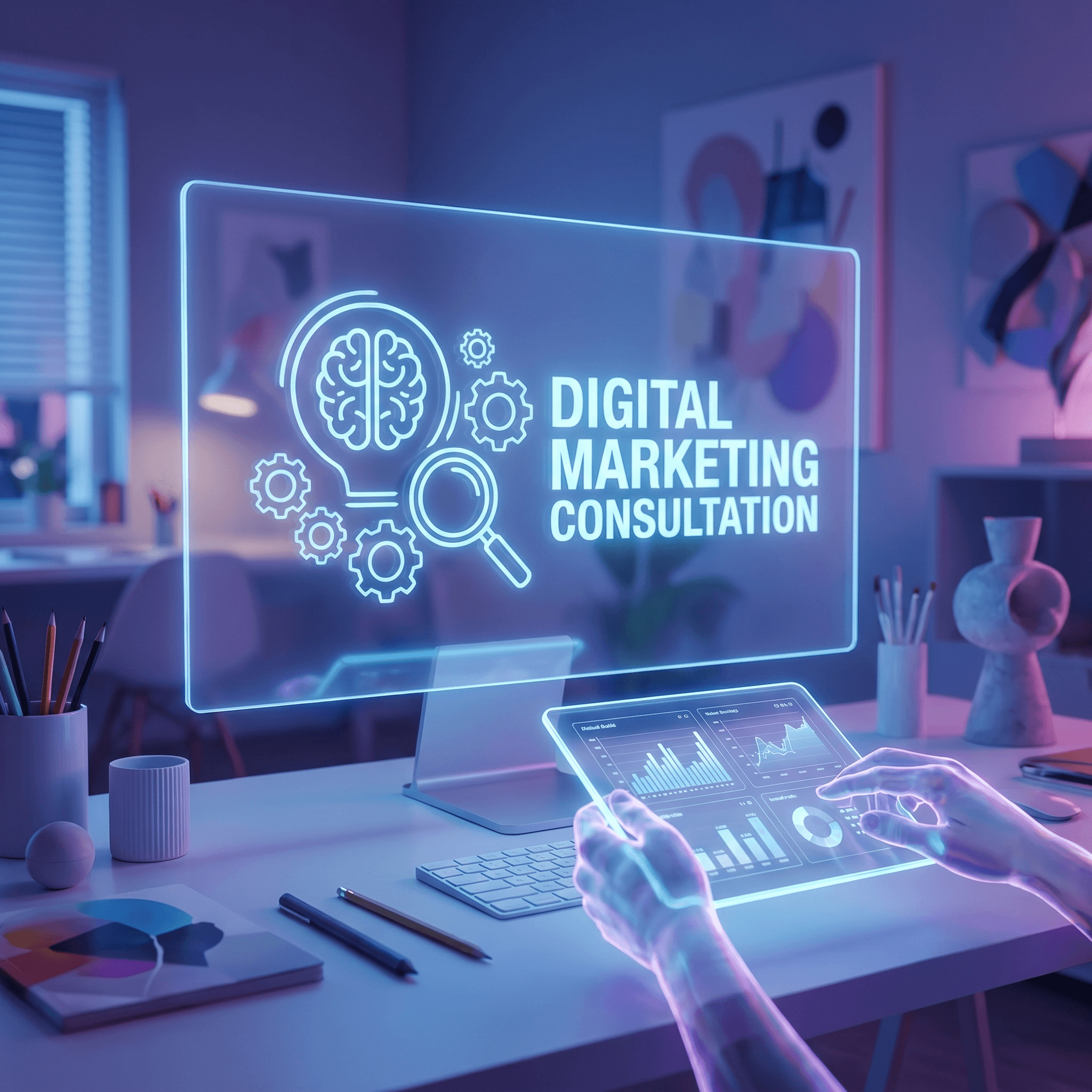 Digital marketing consultation showcase